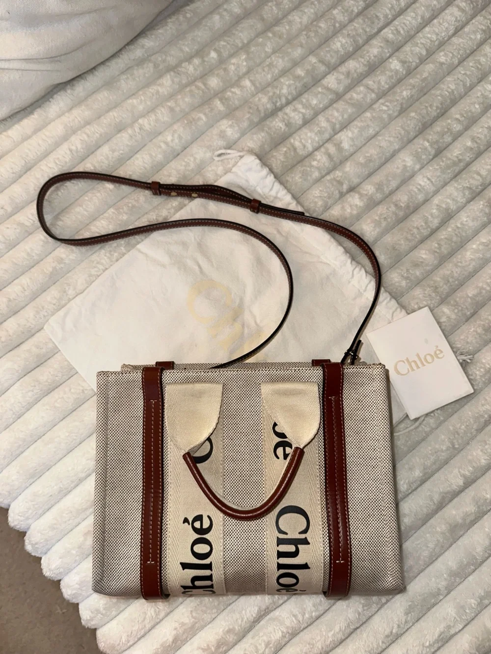 Chloe Small Woody Tote Bag - Picture 6 of 15